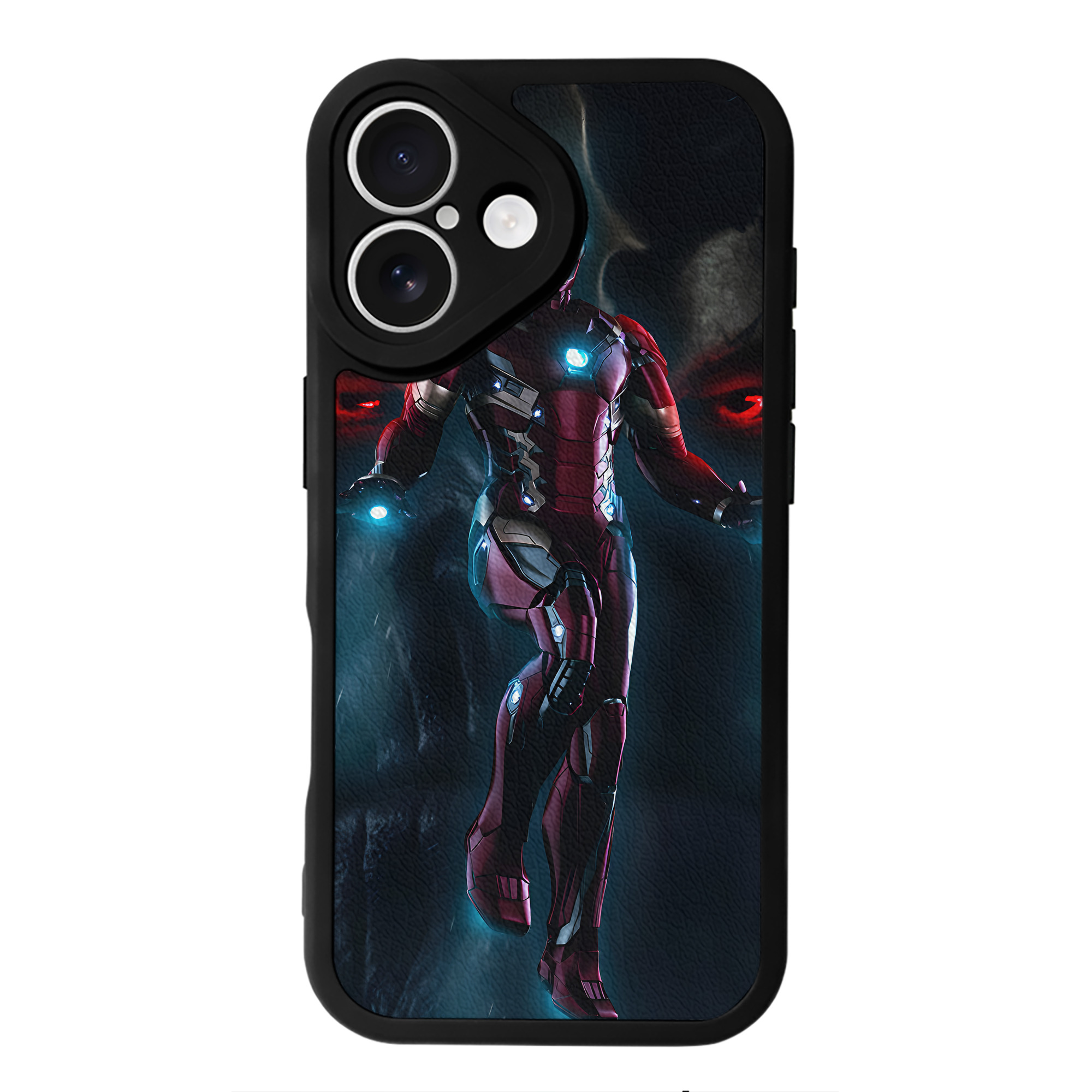 （画像用） アベンジャーズ The Avengers 【iPhone 16シリーズ対応】シリコンスマホケース（レザー調） 材質：シリコン